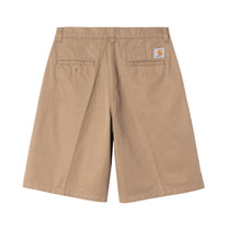 Carhartt WIP Brader Short Leather, Rinsed