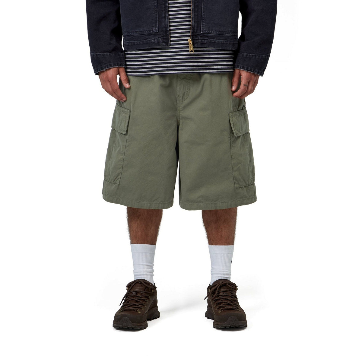Carhartt WIP Mandler Cargo Short Leaf, Garment dyed