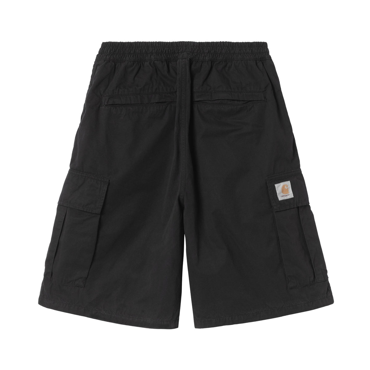Carhartt WIP Mandler Cargo Short Black, Garment dyed