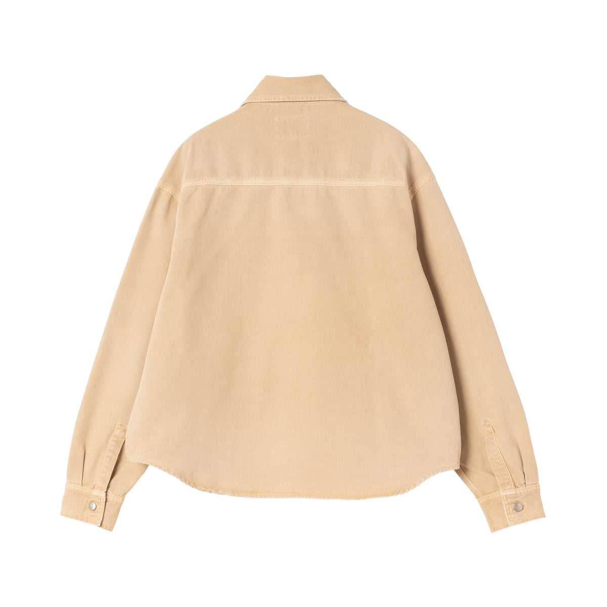 Carhartt WIP Women's Georgia Shirt Jac Dusty H Brown, Destroy wash