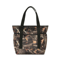 Carhartt WIP Clapton Tote Bag Camo Feather Tree, Black