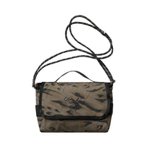 Carhartt WIP Travon Shoulder Bag Duck Feather Print, Cypress / Black