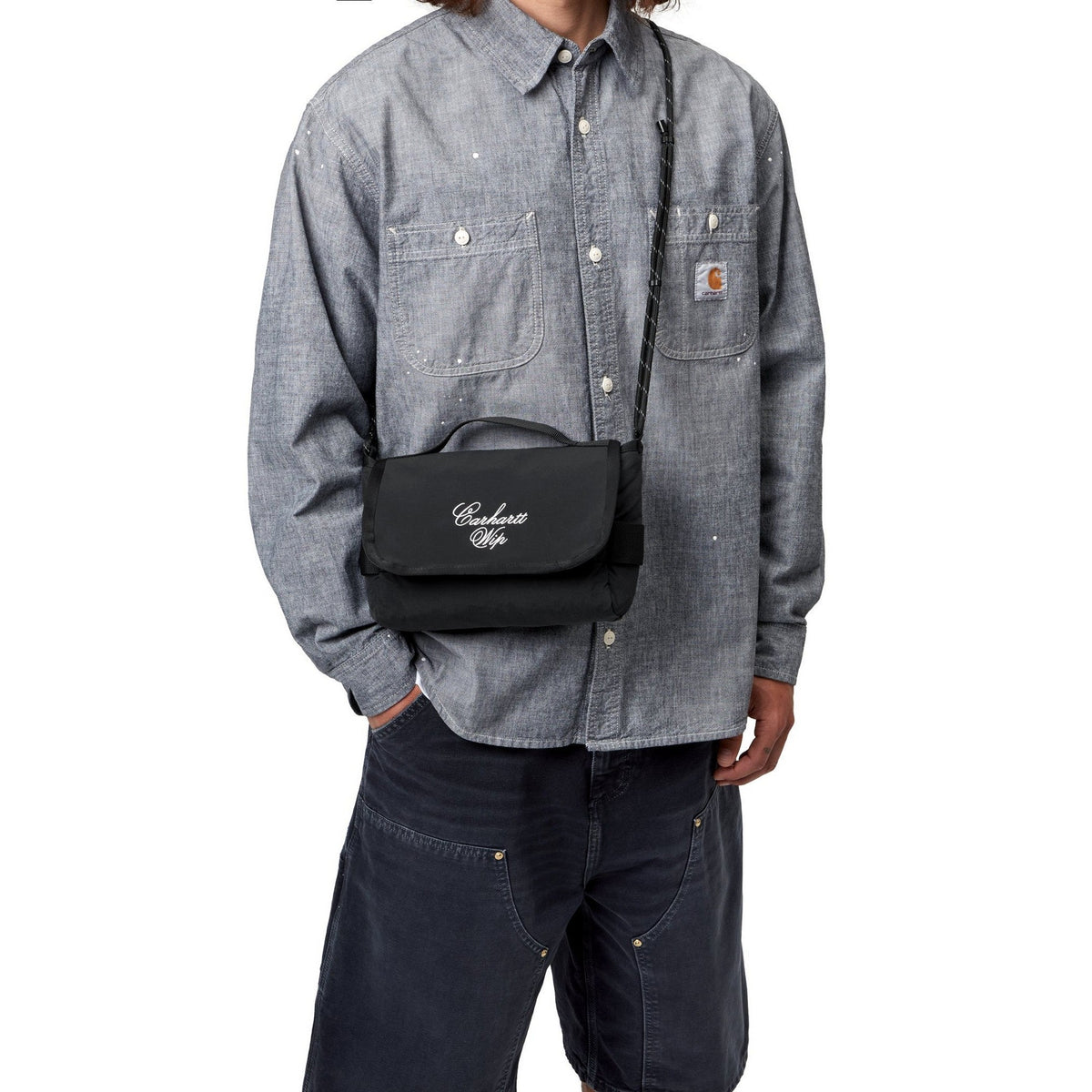 Carhartt WIP Travon Shoulder Bag Black / Wax