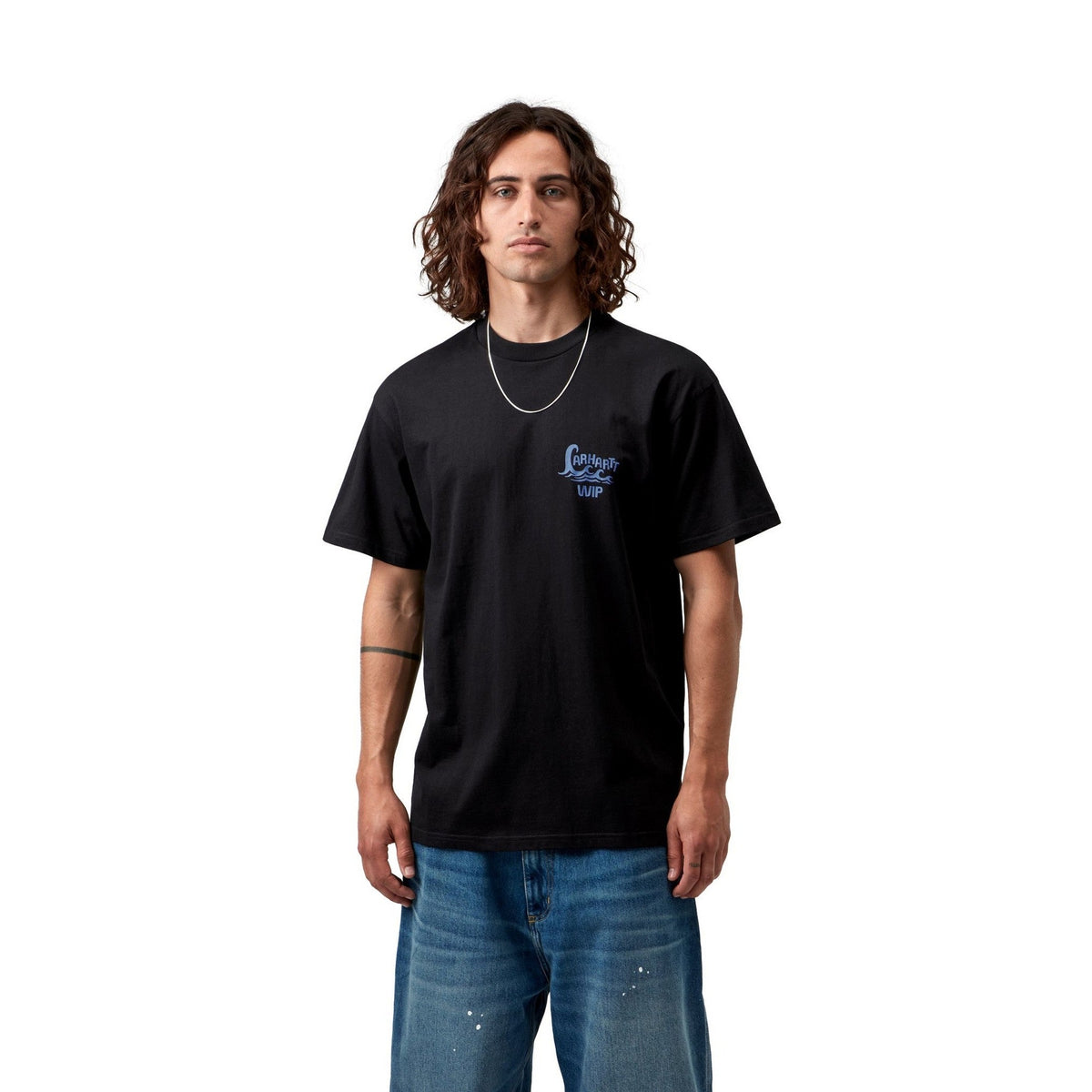 Carhartt WIP S/S Waves T-Shirt Black