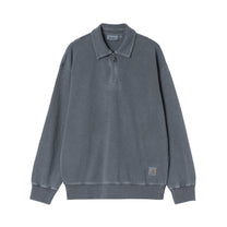 Carhartt WIP Harper Polo Carbon, Garment dyed
