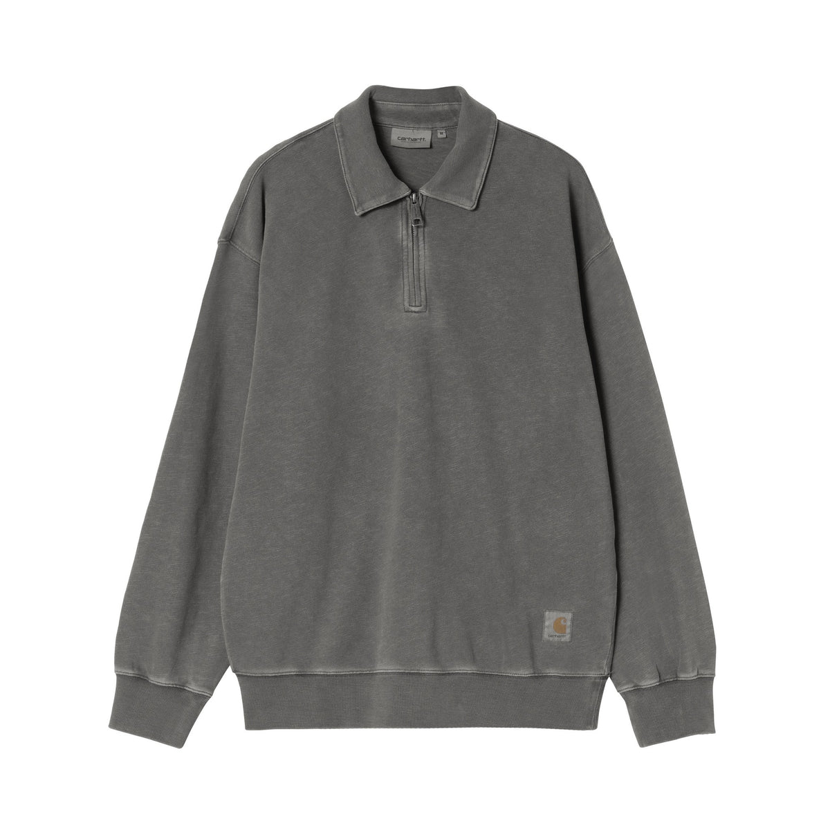 Carhartt WIP Harper Polo Black, Garment dyed
