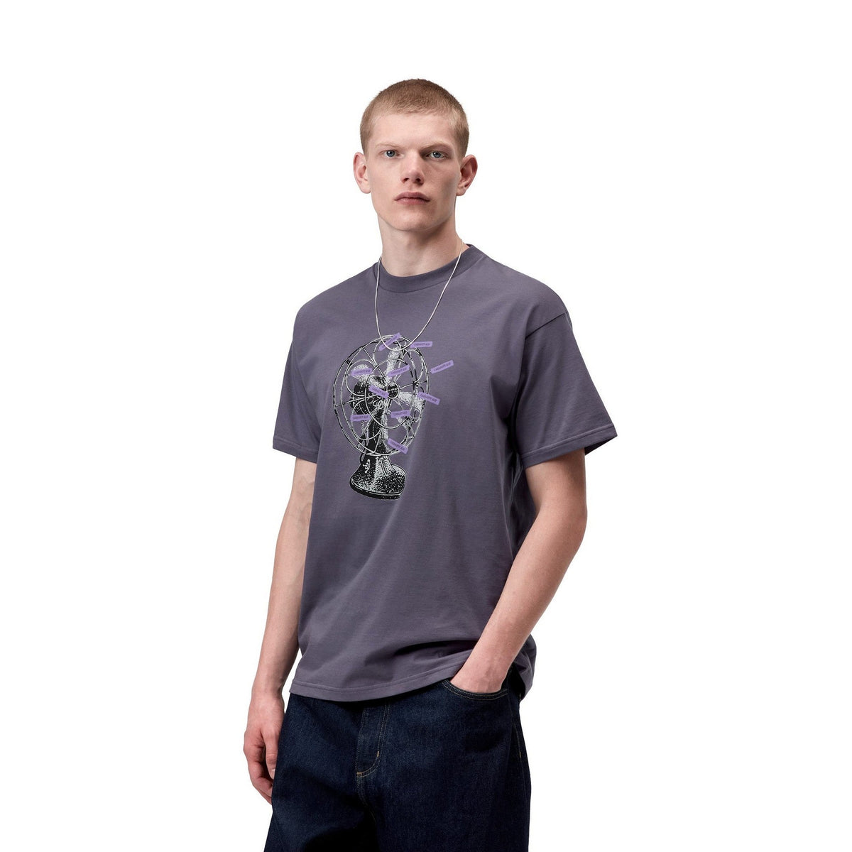 Carhartt WIP S/S Fan T-Shirt Shady Purple