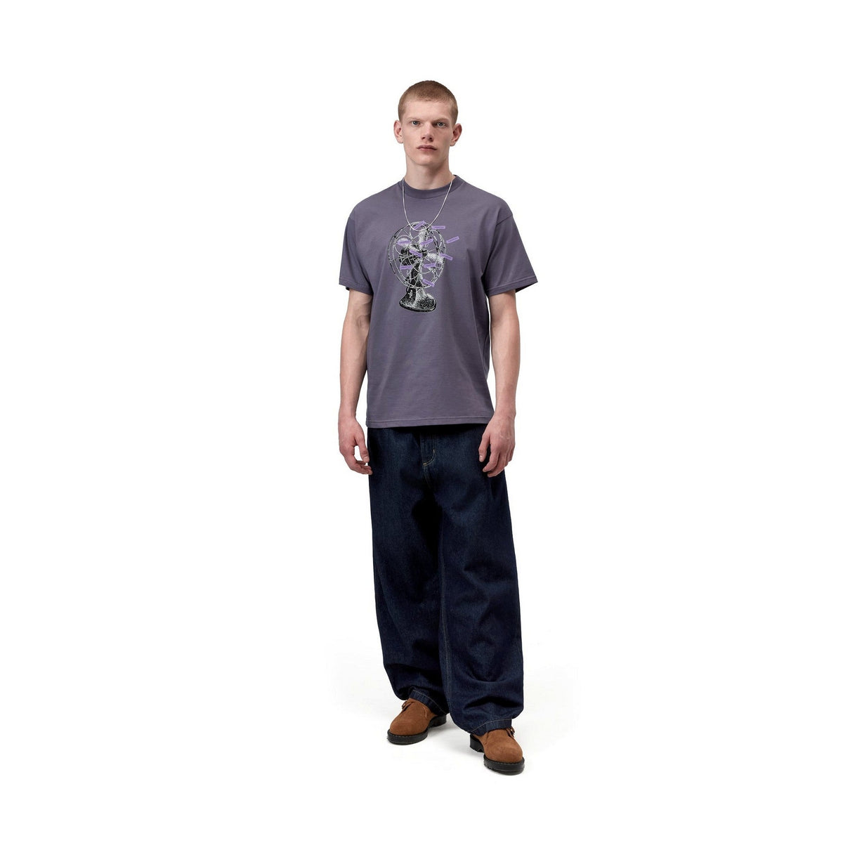 Carhartt WIP S/S Fan T-Shirt Shady Purple