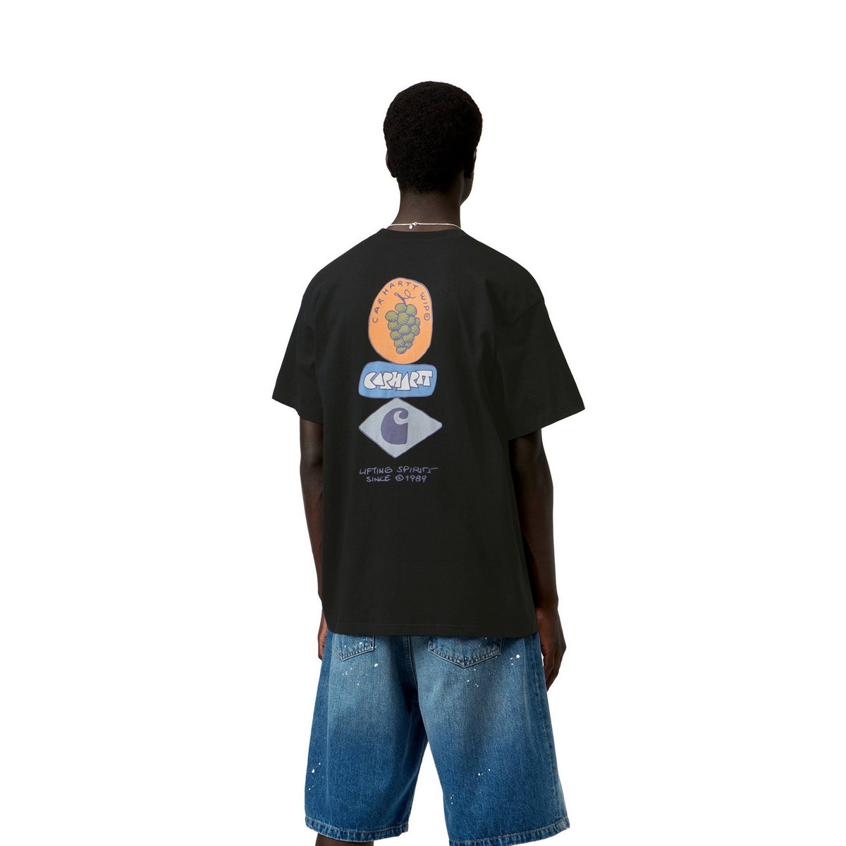Carhartt WIP S/S Stacked Grapes T-Shirt Black