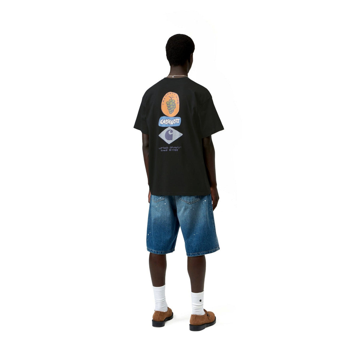 Carhartt WIP S/S Stacked Grapes T-Shirt Black