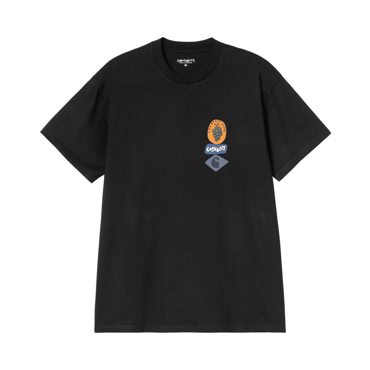 Carhartt WIP S/S Stacked Grapes T-Shirt Black