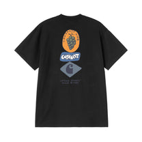 Carhartt WIP S/S Stacked Grapes T-Shirt Black