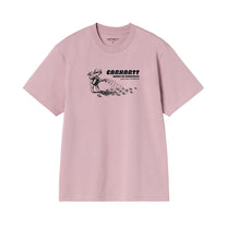 Carhartt WIP Women's S/S Bumper Sticker T-Shirt Hortensia