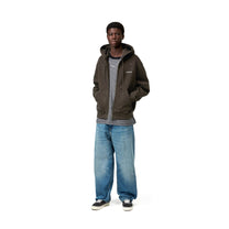 Carhartt WIP Hooded Painter Jacket Tobacco, Destroy wash, splatter