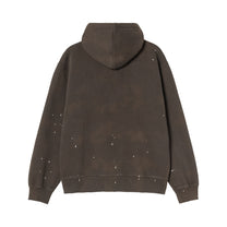 Carhartt WIP Hooded Painter Jacket Tobacco, Destroy wash, splatter
