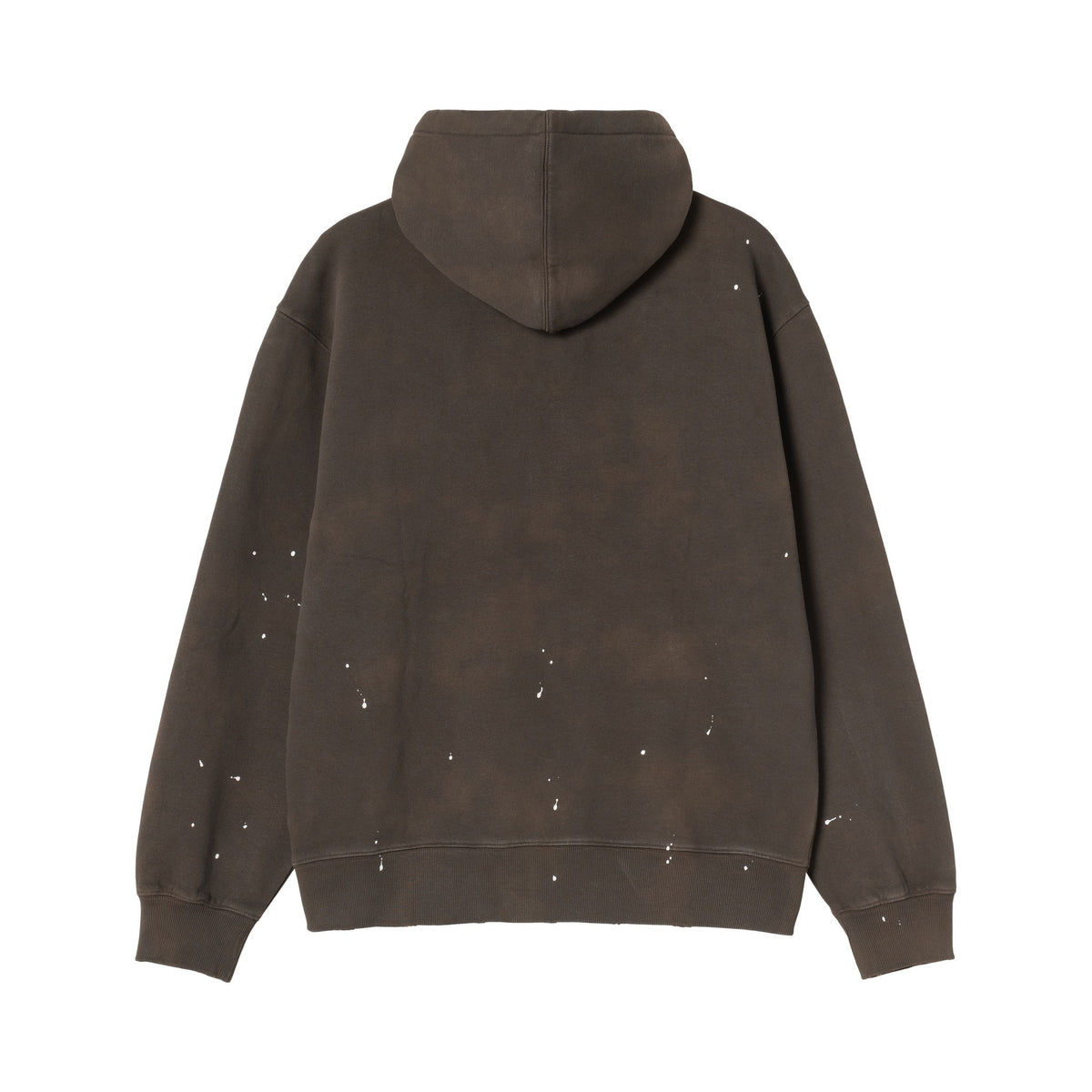 Carhartt WIP Hooded Painter Jacket Tobacco, Destroy wash, splatter