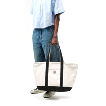 Carhartt WIP Canvas Beach Tote Natural / Black