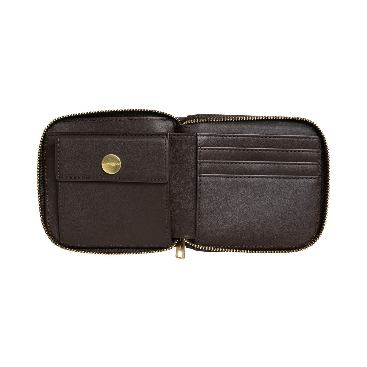 Carhartt WIP Leather Wallet Tobacco / Gold