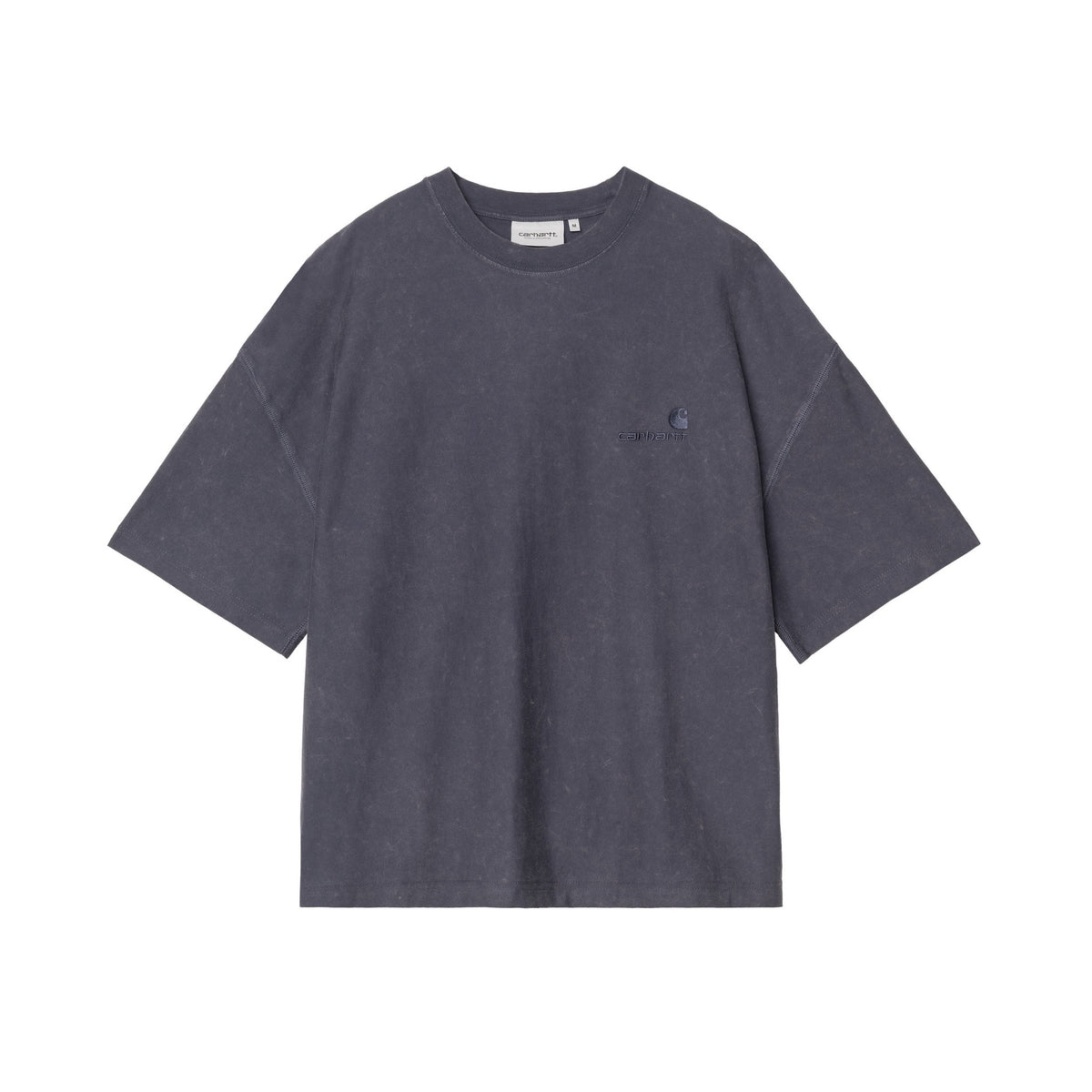Carhartt WIP S/S Lambert T-Shirt Dark Navy, Moon wash