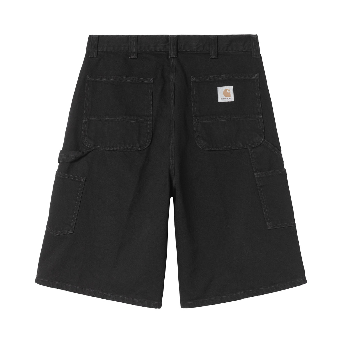 Carhartt WIP OG Single Knee Short Black, Rinsed