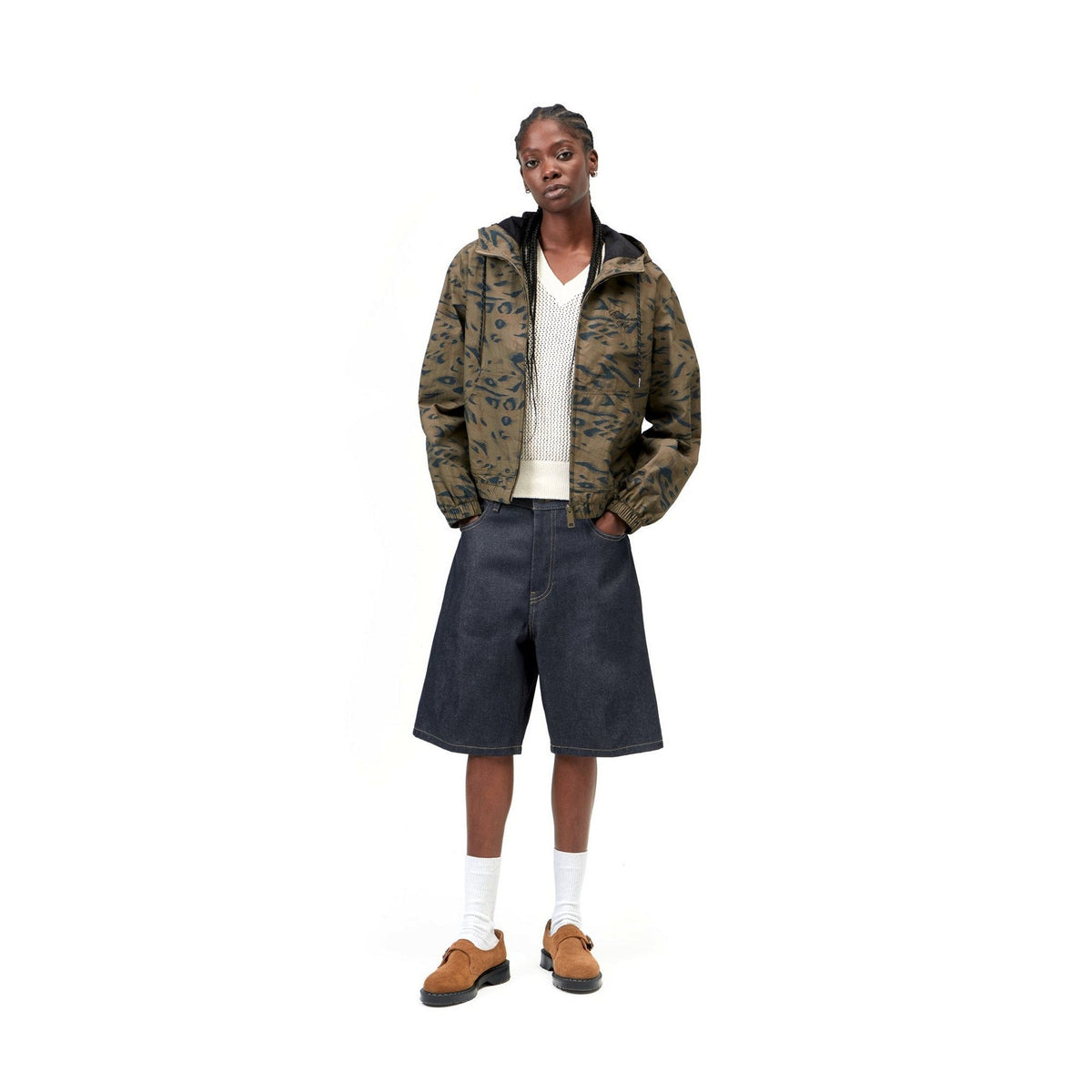 Carhartt WIP Women's Brandon Short Blue, Rigid