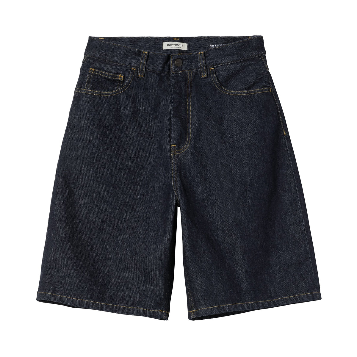 Carhartt WIP Women's Brandon Short Blue, Rinsed