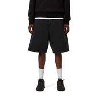 Carhartt WIP Women's Brandon Short Black, Stone washed