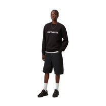 Carhartt WIP Women's Brandon Short Black, Stone washed