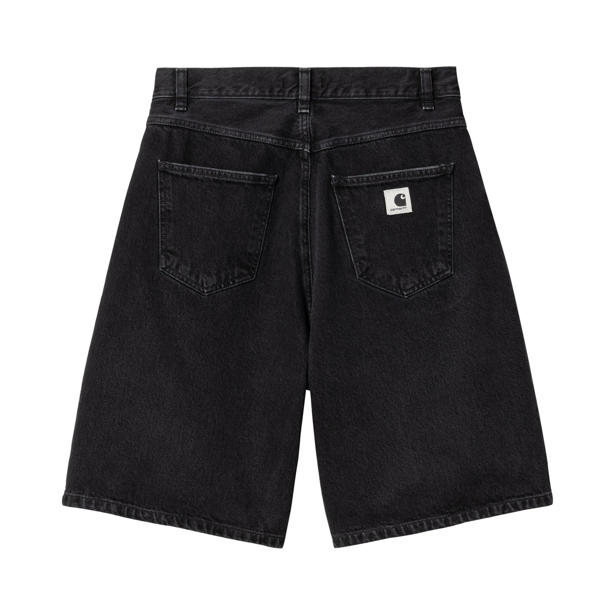 Carhartt WIP Women's Brandon Short Black, Stone washed