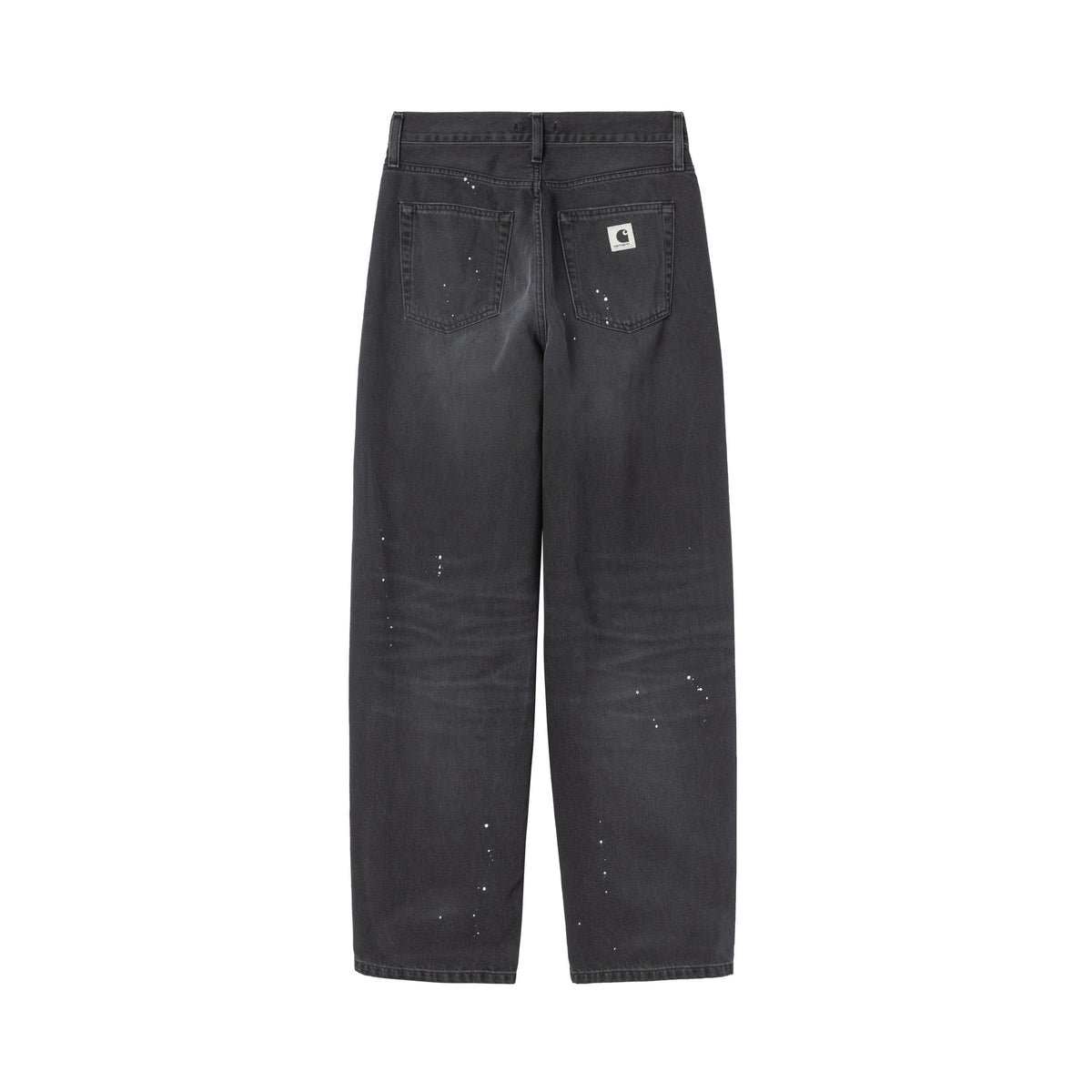 Carhartt WIP Women's Arin Pant Black, Destroy wash, splatter