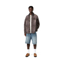 Carhartt WIP Landon Short Blue, Destroy wash, splatter