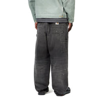 Carhartt WIP OG Single Knee Pant Black, Destroy wash, splatter