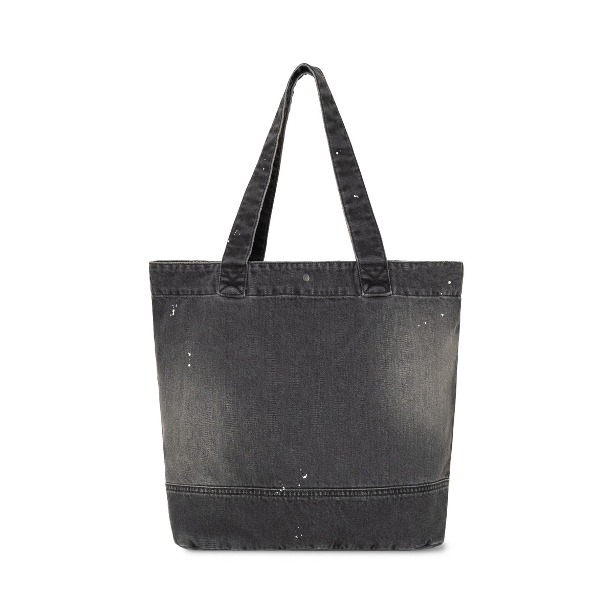 Carhartt WIP Denim Tote Black, Destroy wash, splatter