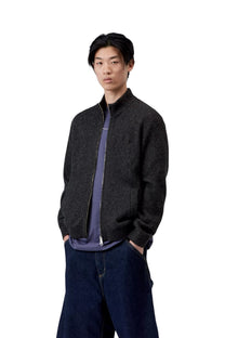 Carhartt WIP Curtis Sweater Jacket Tangled Black