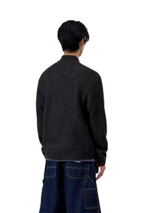Carhartt WIP Curtis Sweater Jacket Tangled Black