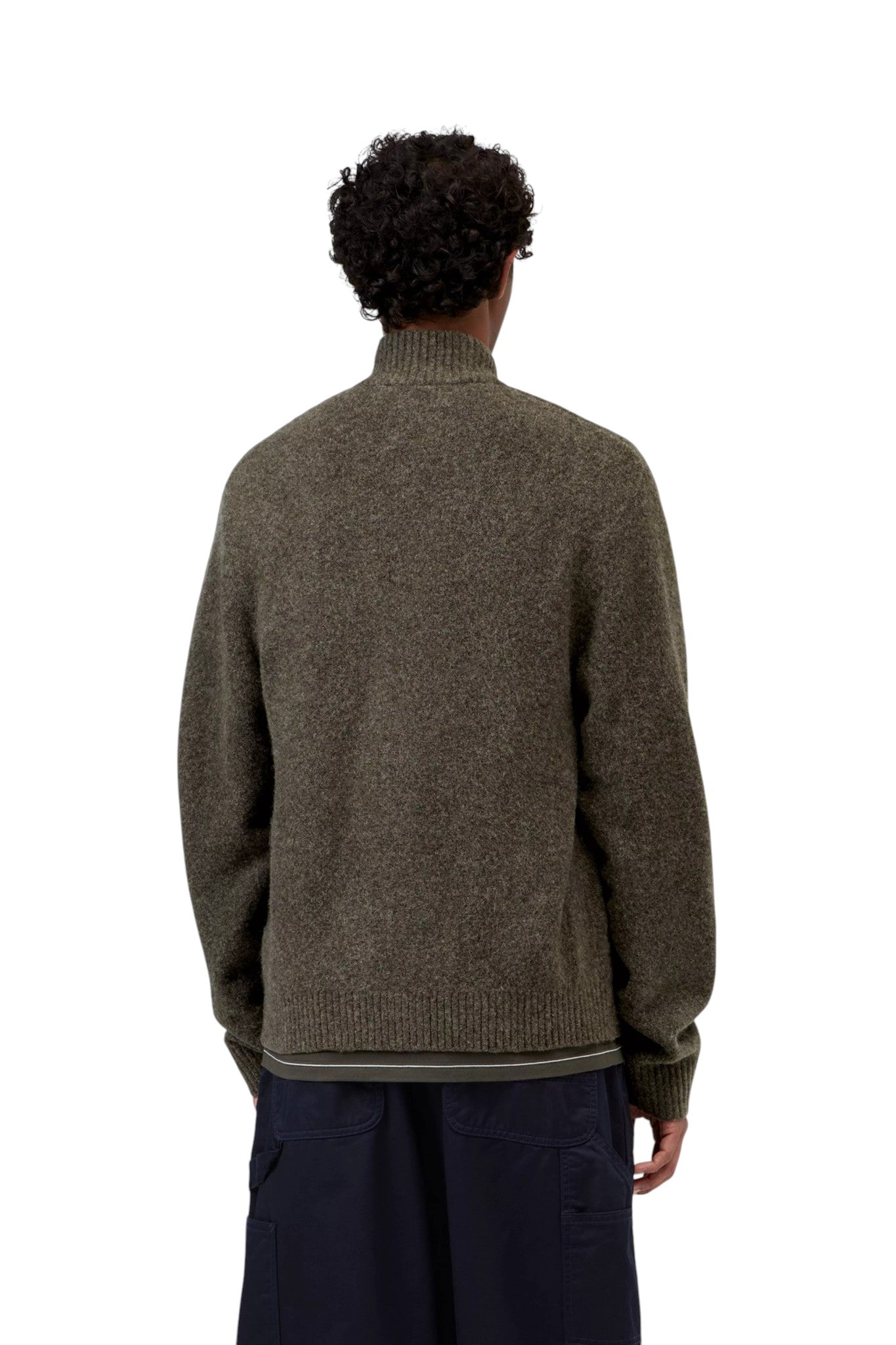 Carhartt WIP Curtis Sweater Jacket Tangled Shungite