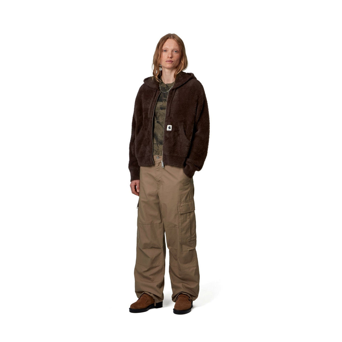 Carhartt WIP Women's Maine Active Sweater Jacket Palisander