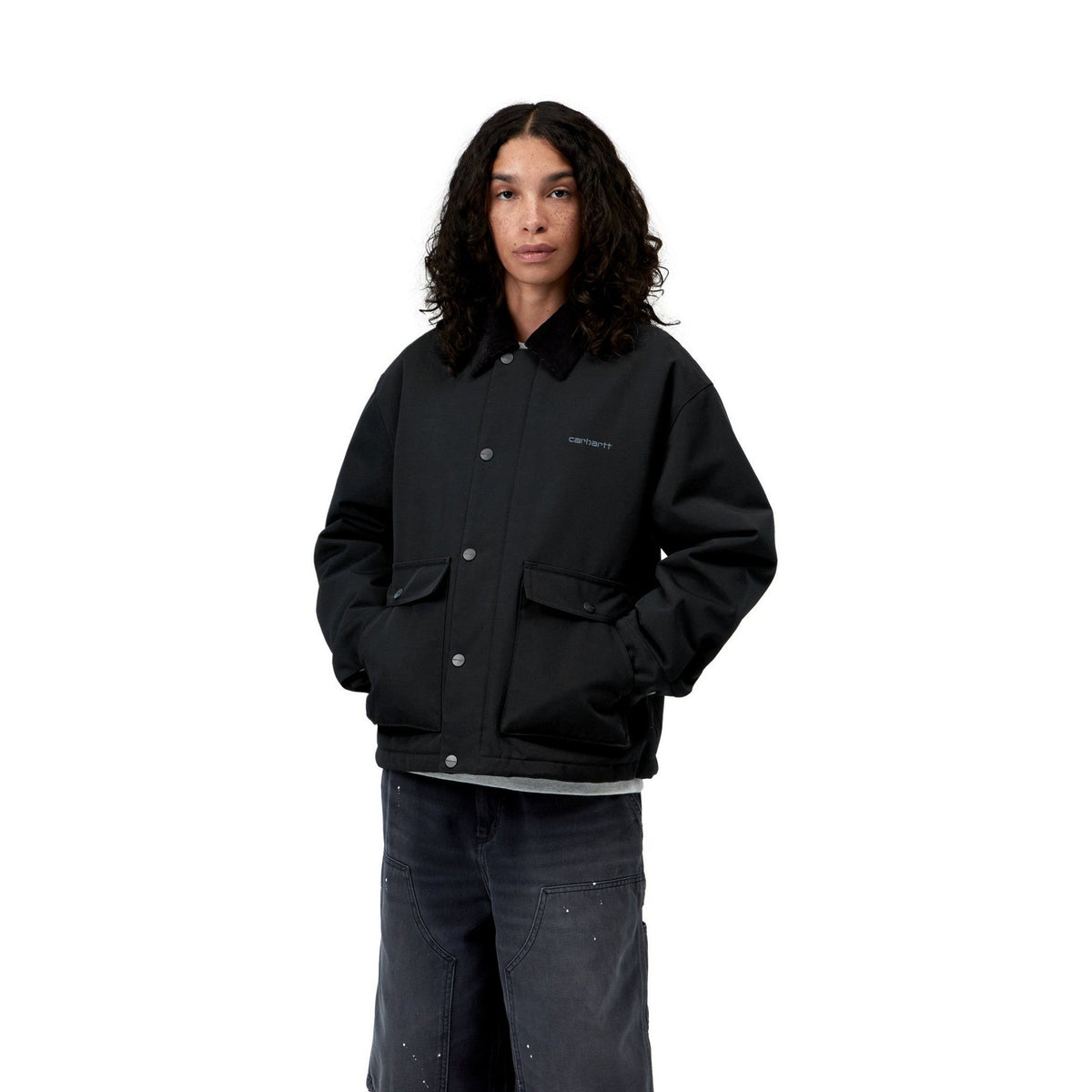 Carhartt WIP Women's Quentin Jacket Black / Styx