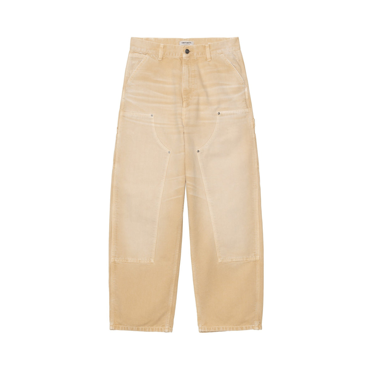 Carhartt WIP Women's Brandon Double Knee Pant Dusty H Brown, Destroy wash
