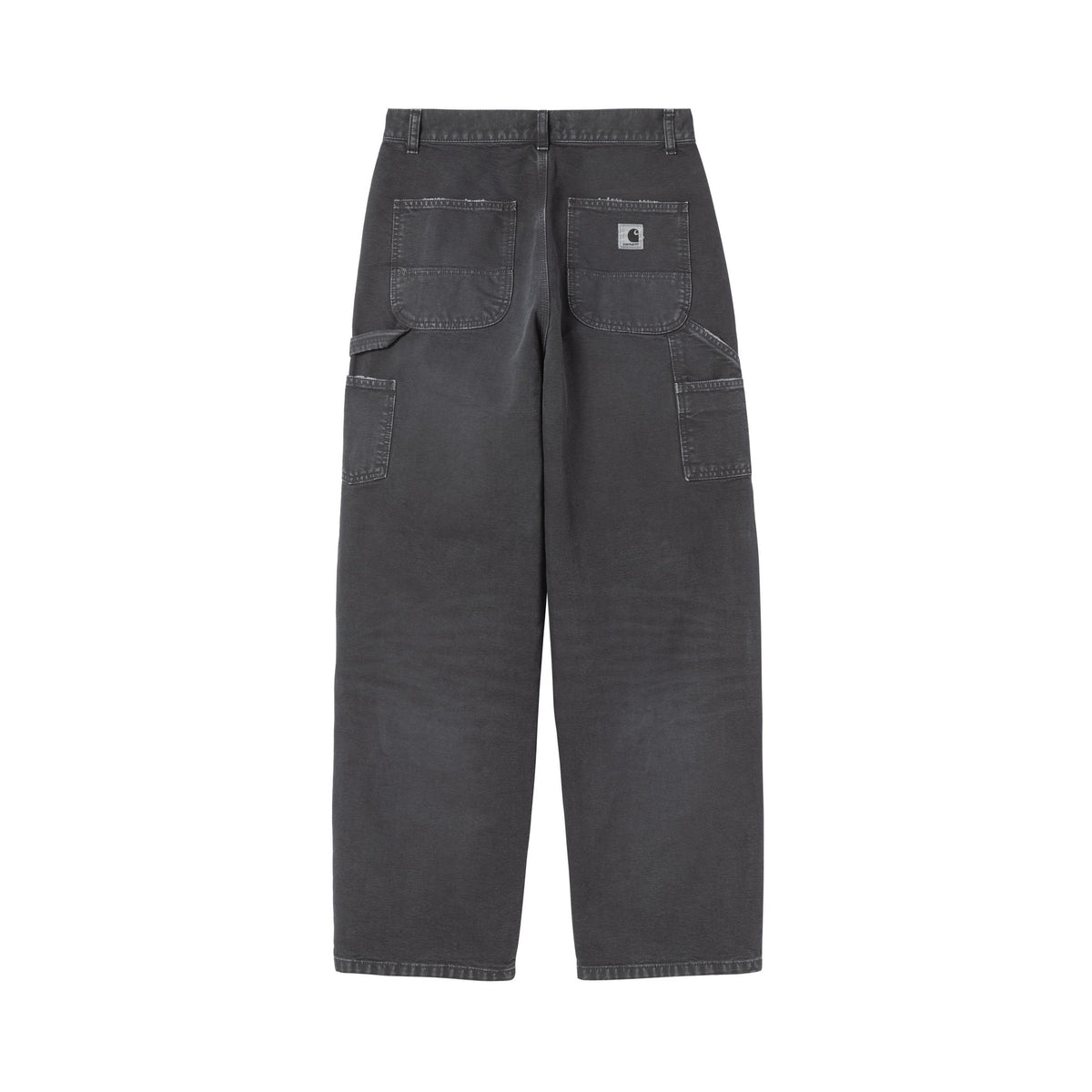 Carhartt WIP Women's Brandon Double Knee Pant Black, Destroy wash