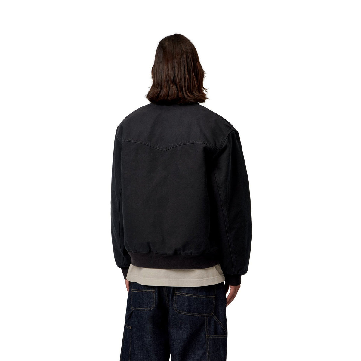 Carhartt WIP OG Santa Fe Jacket Black / Black, Stone canvas