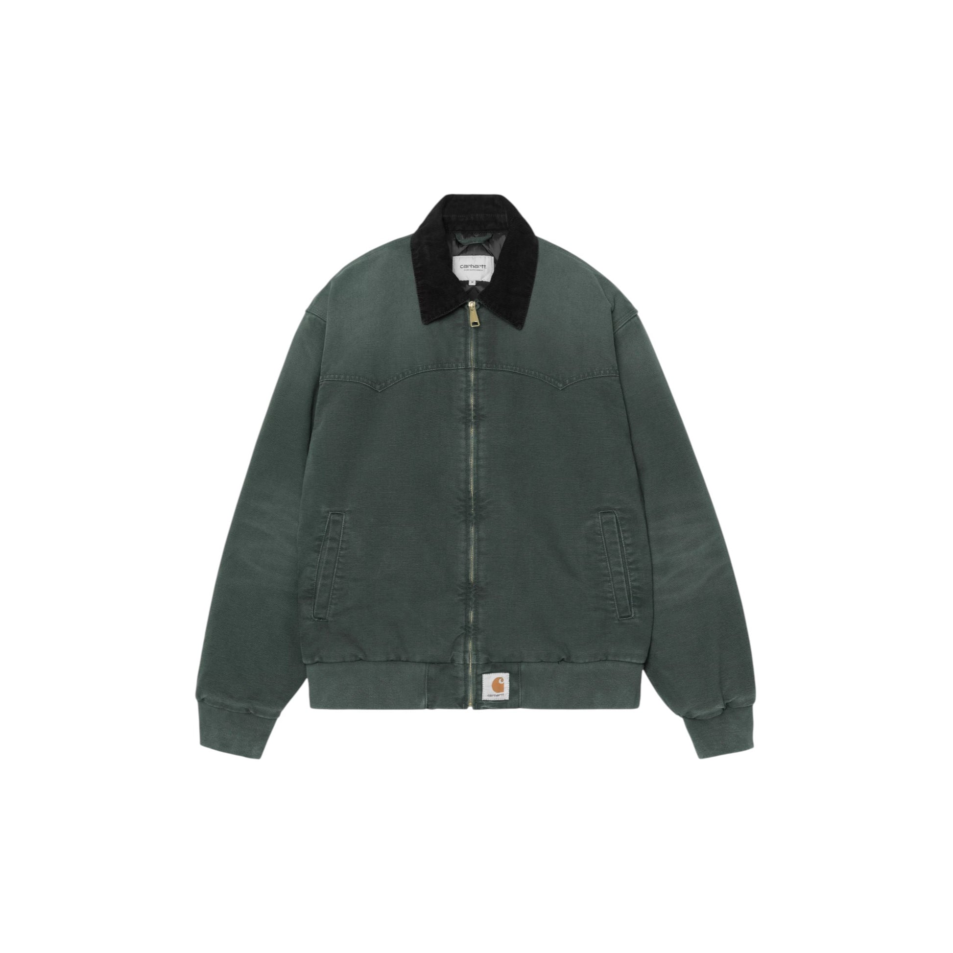 Carhartt WIP OG Santa Fe Jacket Raven / Black, Stone canvas