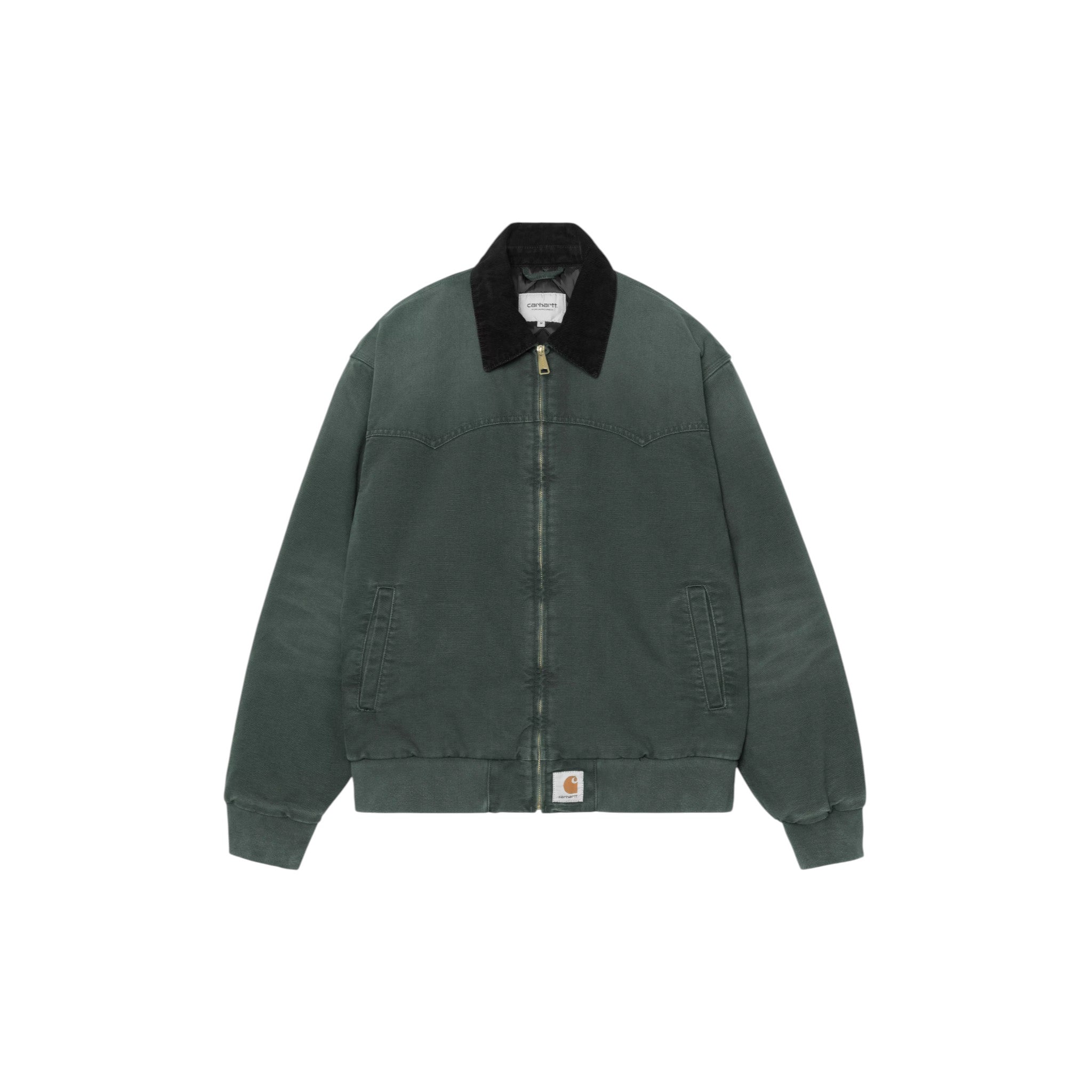 Carhartt WIP OG Santa Fe Jacket Raven / Black, Stone canvas