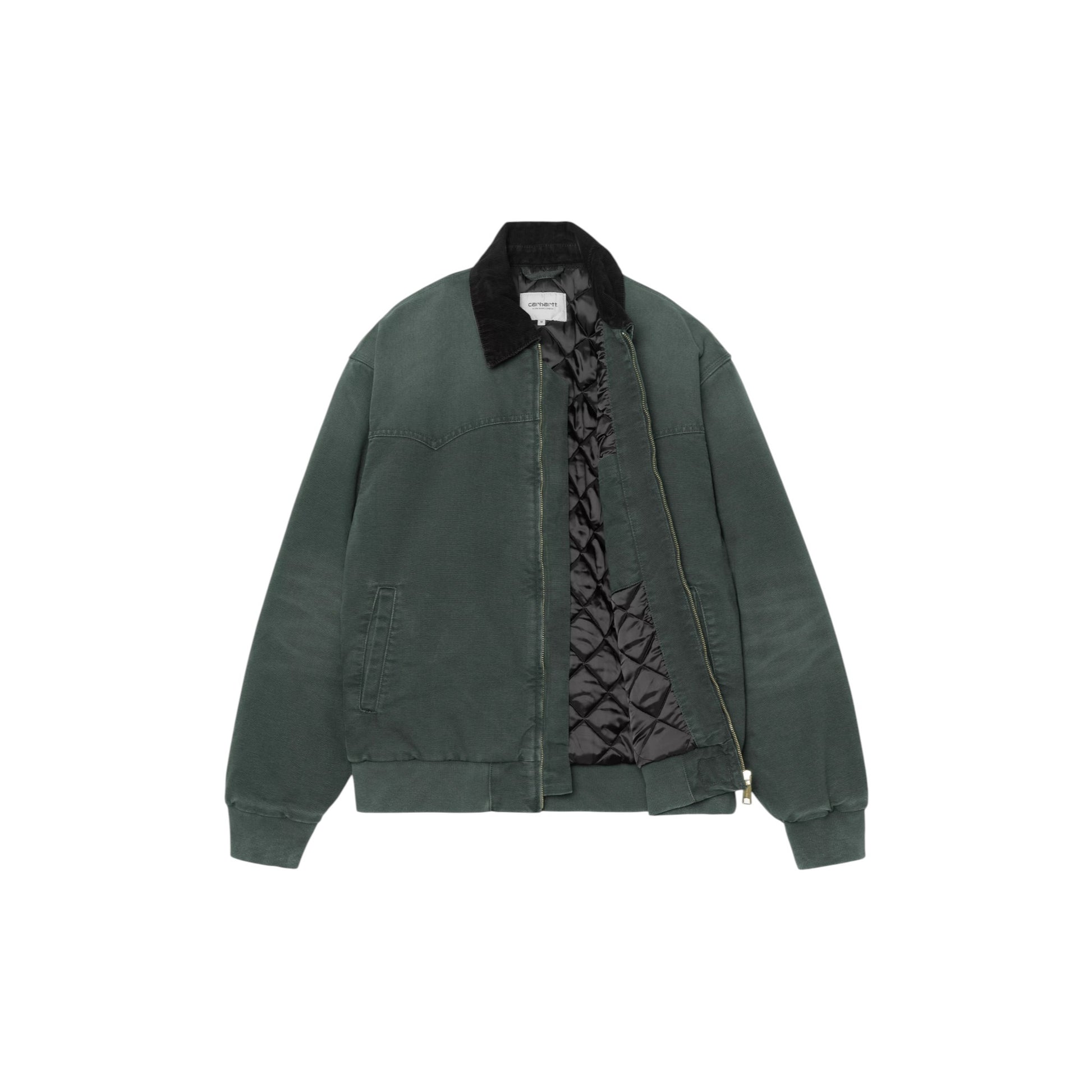 Carhartt WIP OG Santa Fe Jacket Raven / Black, Stone canvas