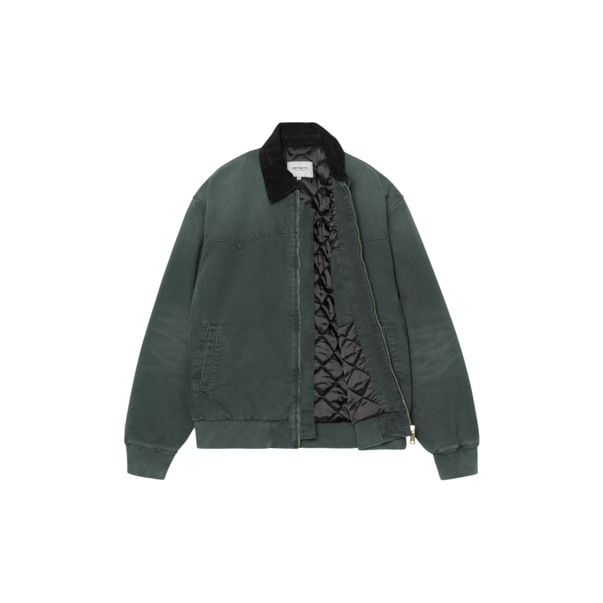 Carhartt WIP OG Santa Fe Jacket Raven / Black, Stone canvas