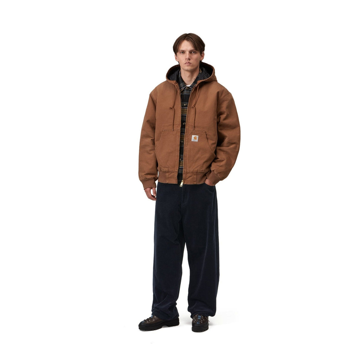 Carhartt WIP Brandon Pant Dark Navy, Rinsed