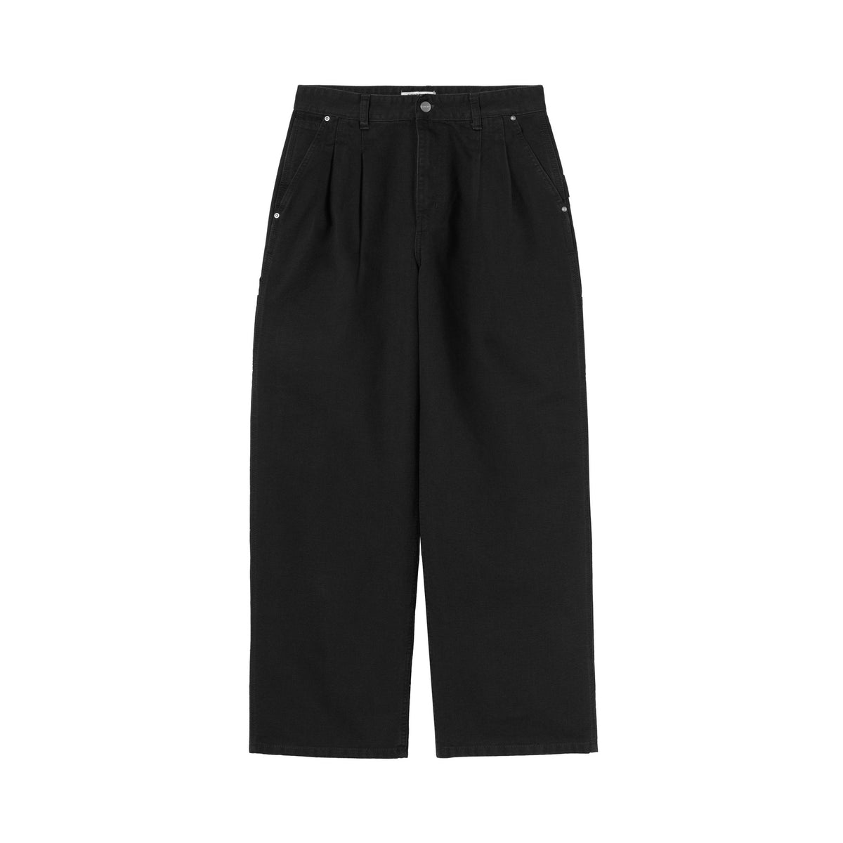 Carhartt WIP Women's Billie Single Knee Pant Black, Stone washed