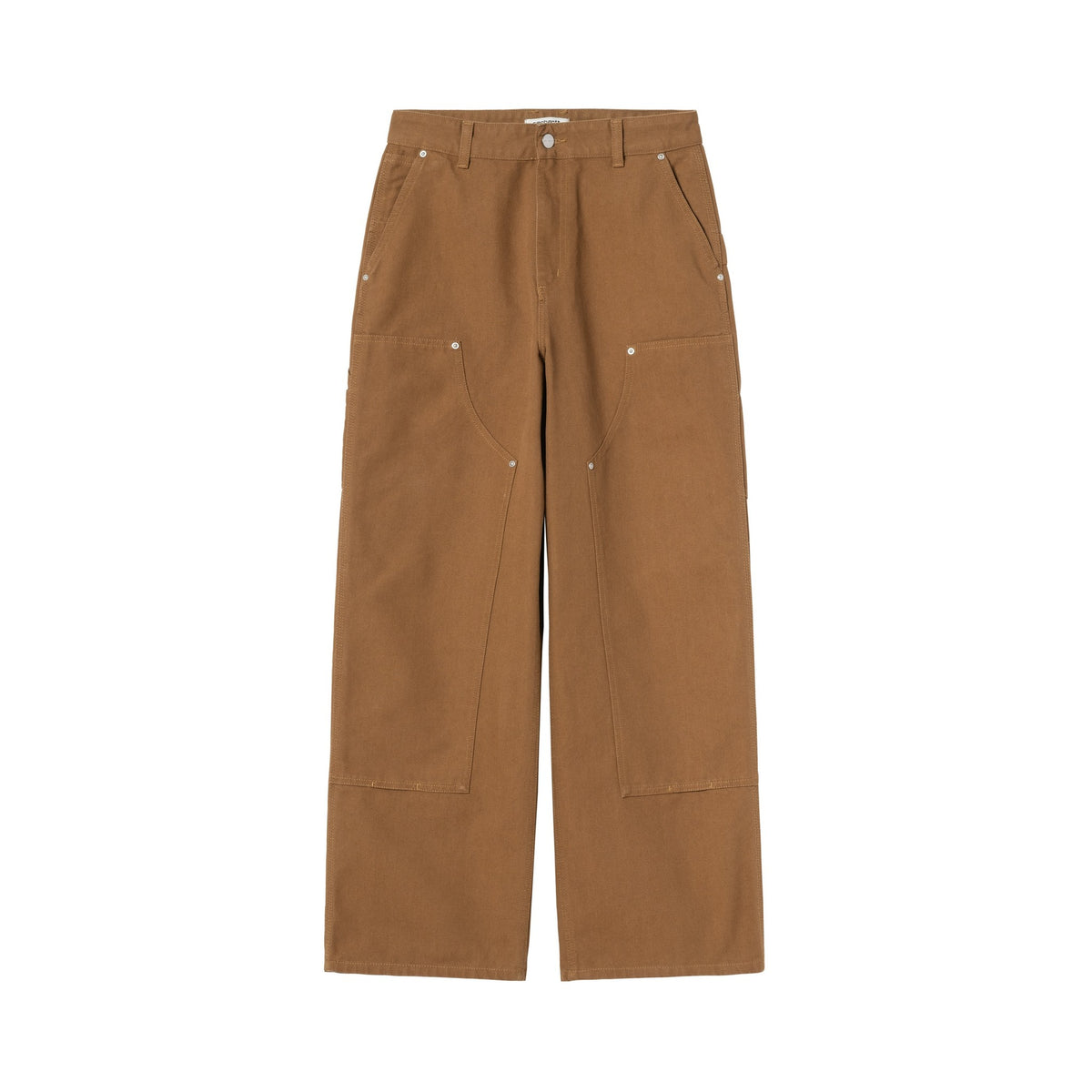 Carhartt WIP Women's June Double Knee Pant WIP H Brown, Rinsed