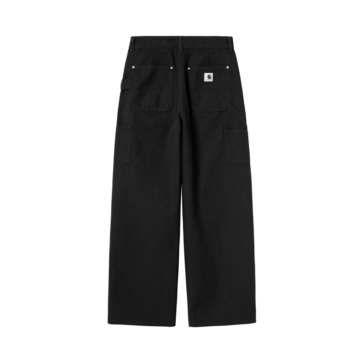Carhartt WIP Women's June Double Knee Pant Black, Rinsed