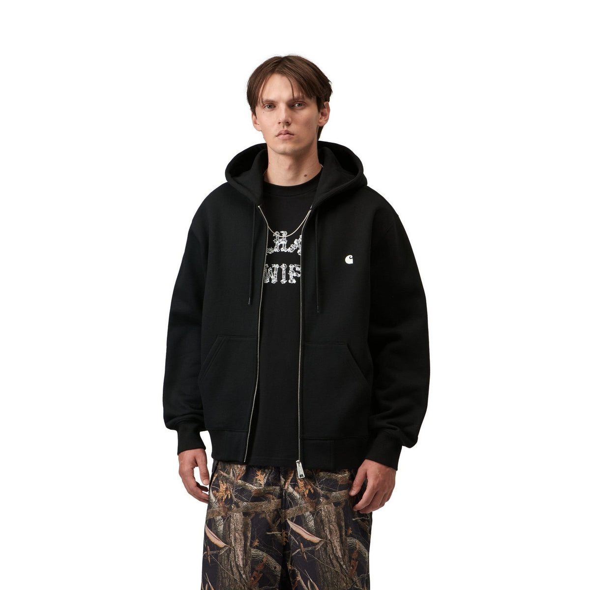 Carhartt WIP Hooded Mack Jacket Black / Wax
